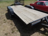 16 foot Tandem Axel Trailer (no paperwork) (A)