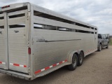 2011 Hillsboro Endura  Aluminum Stock Trailer (A)