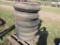 Front JD tractor tires, 6-750-20 tires (M)