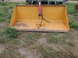 8' bucket for tractor loader or 3 pt with ram (M)