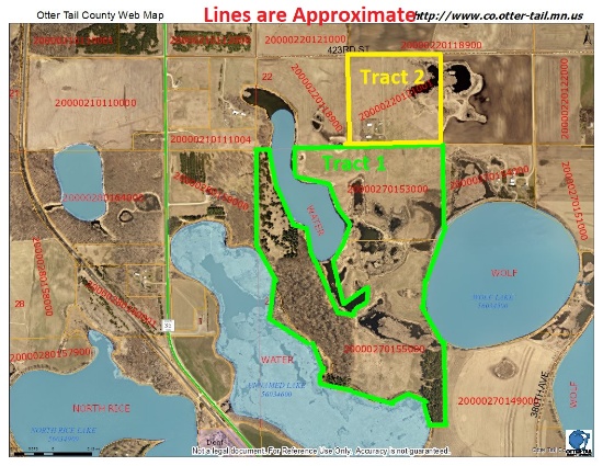 Tract 1: 164+/- Acres of Land