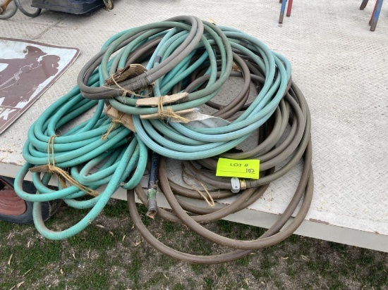 Pile of garden hose