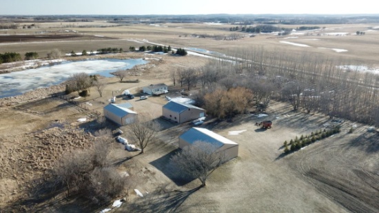 Parcel A: 11.53 +/- Acres, Homestead, and Multiple Outbuildings.