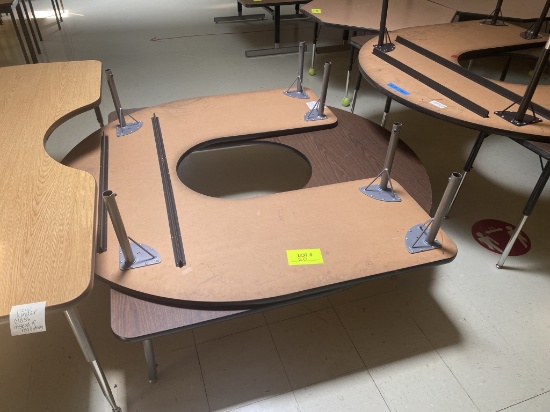 5-U-shaped Tables 5&1/2ft wide