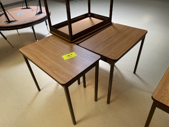 4-small tables 18in wide x29&1/2in long