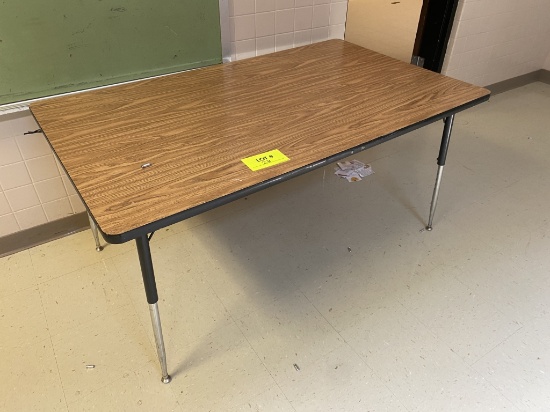 1-rectangle table 3ft wide x28in tall
