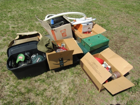 Pallet of Camping Supplies and Misc