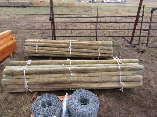 50 - 7ft. - Green Treat Posts