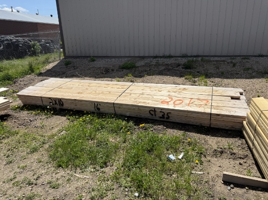 Lumber Unit 2x10x16 foot - 35 Pieces