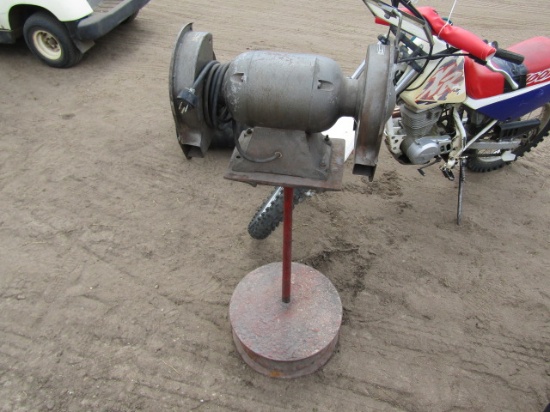 8in. Bench Grinder on Stand