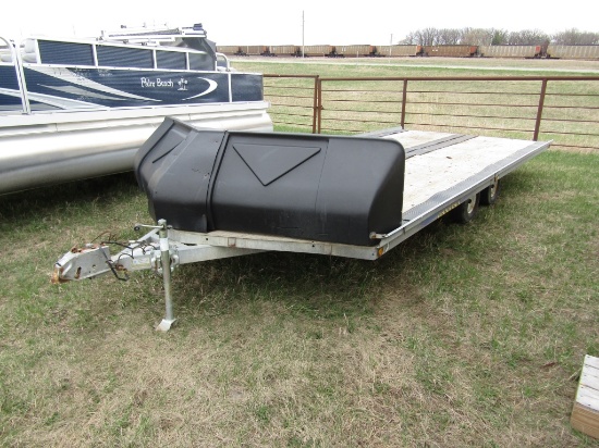 20ft. Caravan, 4 place Snowmobile Trailer