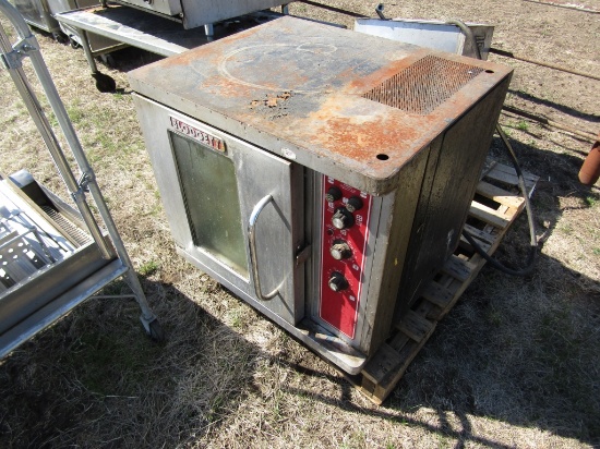 Gas Flat Top Griddle & Electric Blodgett Oven