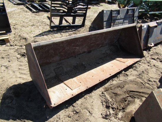 84 inch Dirt Bucket Skid Steer Attachment