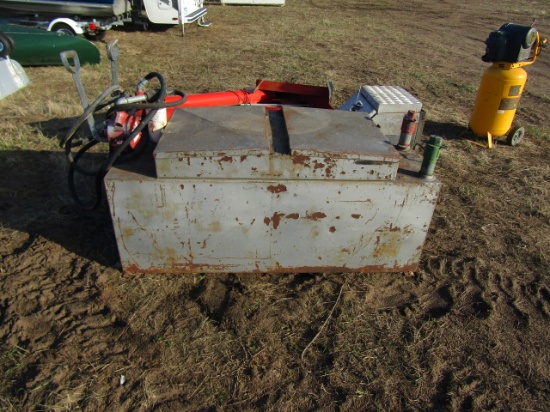 Double Grey Fuel Pump & Fuel Tank