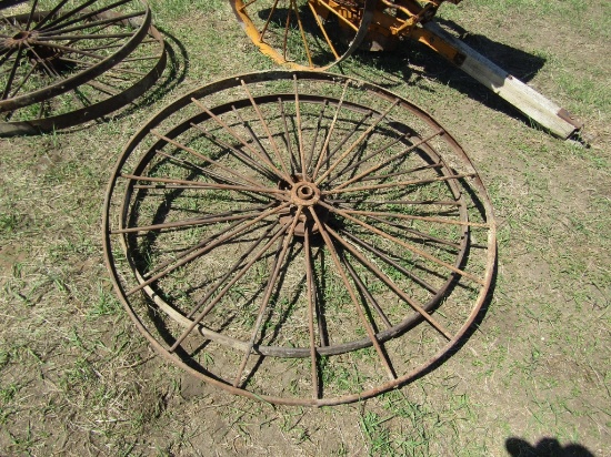 1 - Set of Dump Rake Wheels