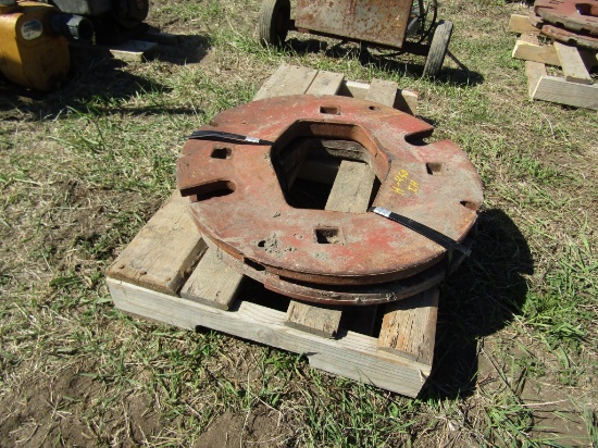 1 - Set of H or M Farmall Rear Wheel Weight