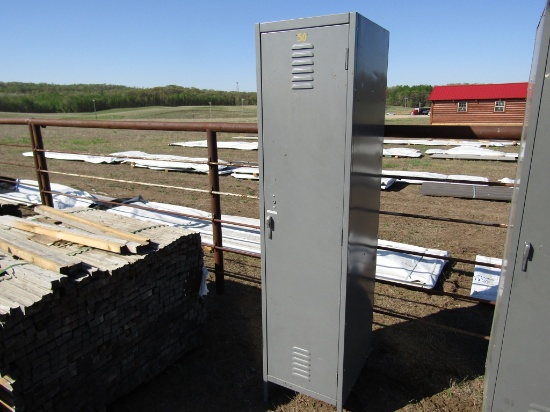 One Military Metal Locker 8ft.