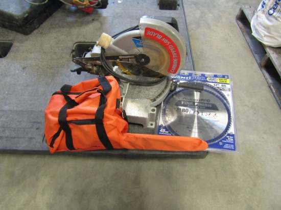 Delta 10in Compound Miter Saw and Chain Saw