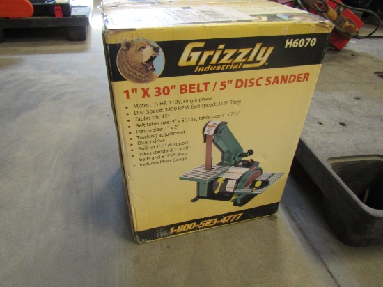 Grizzley H6070 Belt and Disk Sander