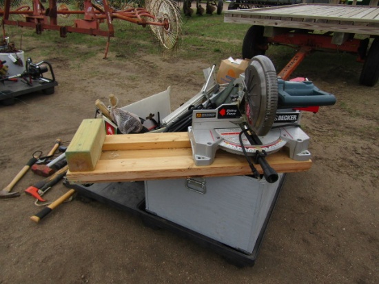 Pallet of Tools and Shop Items