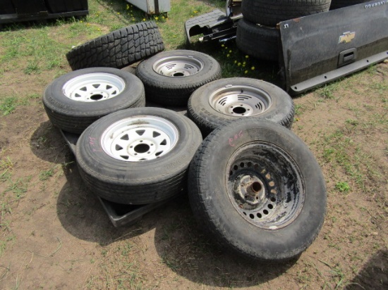 Pallet of 6 tires