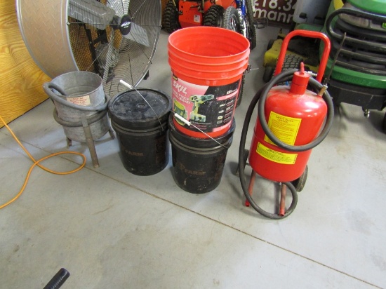 Sandy Jet F50 Sandblaster with Stand