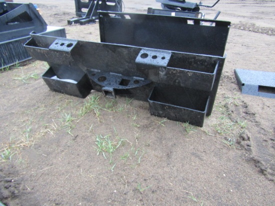 HD Do-All Receiver Hitch Skid Steer Plate