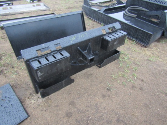 HD Do-All Receiver Hitch Skid Steer Plate