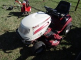 White Industrial Riding Lawn Mower