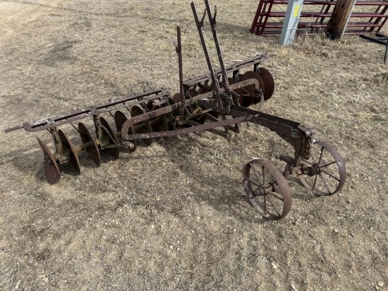 Horse Drawn Disc 8ft with steel wheels