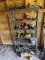 Metal Shelf with Garden items