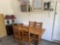 Table, File Cabinets, Lamps, Décor