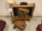 TV, Rocking Chair, Lamps, VHS Tapes