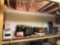 1 shelf with cooking and home items