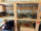Contents on wooden Shelf Garage items