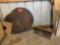 2 Saw Blades and Rail Road Metal Beam