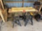 4 Saw horses