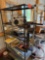 Metal Shelf with Contents