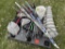 Pallet of sporting items