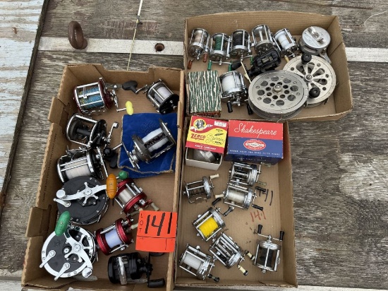 3 Boxes of Fishing Reels