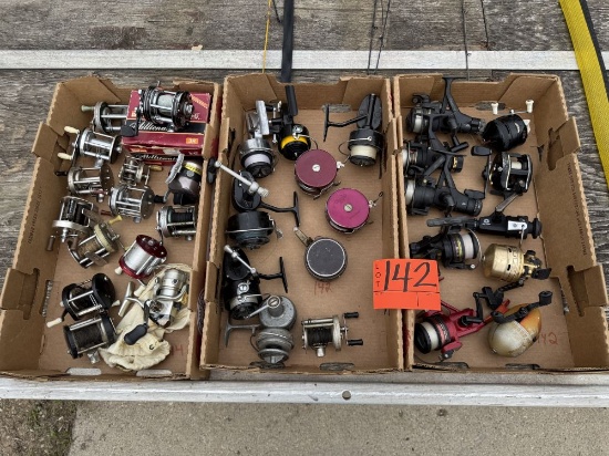 3 Boxes of Fishing Reels