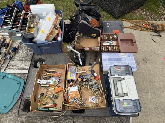 Pallet of Fishing Items