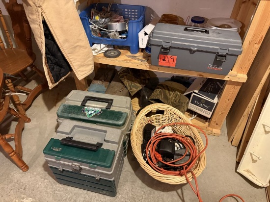 Contents in Corner of Basement