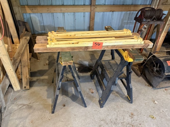4 Saw horses
