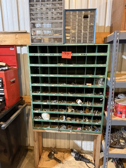 72 compartment Bin and two other organizers