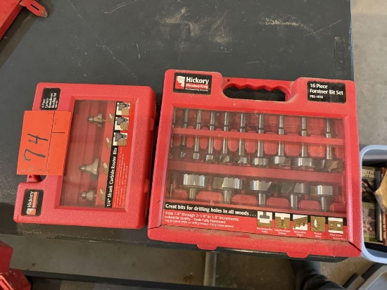 Hickory Router and Forstner Bits