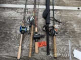 5 Fishing Rods and Reels