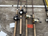 4 Fishing Rods and Reels