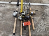 5 Fishing Rods and Reels