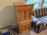 White Plad End Tables